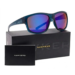 Lentes de Sol Polarizado Hawkers BOOST HBOO24LLT0 Azul Espejado Unisex Talla 64mm