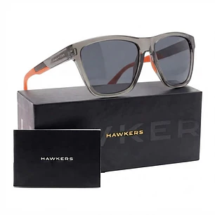 Lentes de Sol Polarizado Hawkers GRIP HGRI24GSTP Gris Espejado Unisex Talla 57mm