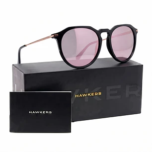 Lentes de Sol Polarizado Hawkers WARWICK CROSSWALK HWCR22BKMP Oro Rosa Unisex Talla 52mm