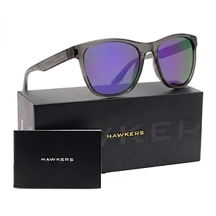 Lentes de Sol Polarizado Hawkers TRAIL HTRA24GPTP Morado Espejado Unisex Talla 53 mm