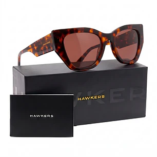 Lentes de Sol Hawkers Manhattan HMHA22CWX0 Marron Tortuga Unisex Talla 53mm