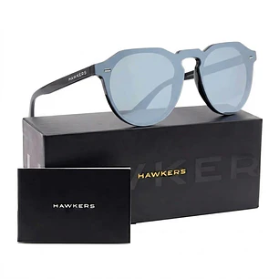 Lentes de Sol Hawkers WARWICK VENM HYBRID VWTR02 Gris Espejado Unisex Talla 50 mm