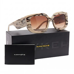 Lentes de Sol Hawkers Trendset HTRE24HWX0 Blanco Estampado Unisex Talla 54mm