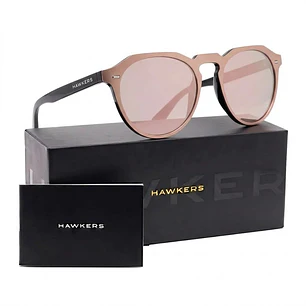 Lentes de Sol Hawkers WARWICK VENM HYBRID VWTR04 Oro Rosa Espejado Unisex Talla 50 mm