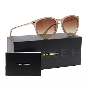Lentes de Sol Hawkers Mark HMAR22KWX0 Beige Degrade Unisex Talla 53mm