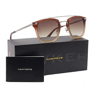 Lentes de Sol Hawkers RUSHHOUR HRUS20DWM0 Marron Degrade Unisex Talla 48mm