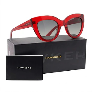 Lentes de Sol Hawkers HYDE HHYD20RBX0 Rojo Transparente Unisex Talla 49mm