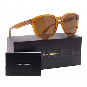 Lentes de Sol Hawkers Warwick Pair HWPA22YEXP Mostaza Transparente Unisex Talla 49mm