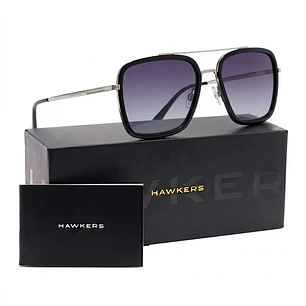 Lentes de Sol Polarizado Hawkers IBIZA HIBZ22BGTP Negro Degrade Unisex Talla 55mm