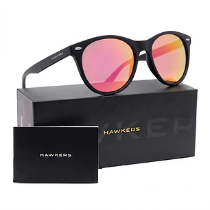 Lentes de Sol Hawkers HARLOW HHAR22BKTP Oro Rosa Espejado Unisex Talla 51mm