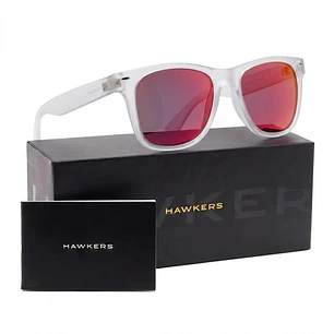 Lentes de Sol Hawkers SLATER HSLA22TPTP Rojo Espejado Unisex Talla 53mm