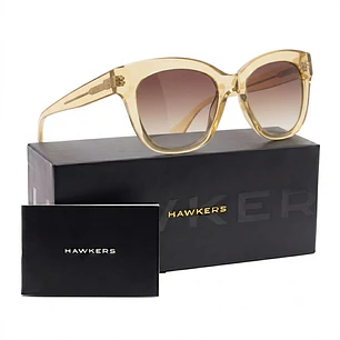Lentes de Sol Hawkers AUDREY RAW HAUR25WWT0 Beige Transparente Unisex Talla 52mm