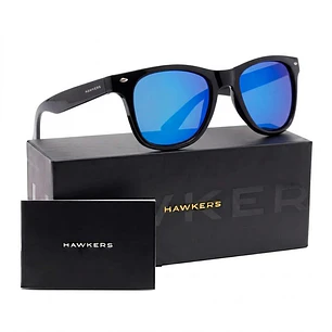 Lentes de Sol Hawkers SLATER HSLA22BLTP Azul Espejado Unisex Talla 53mm