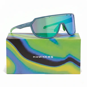 Lentes de Sol Deportivas Hawkers Fly HFLY25LYT0 Azul Espejado Unisex Talla 134mm