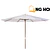 Quitasol Madera 4m Poliéster | NG Home