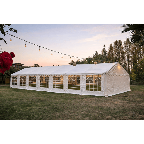 Carpa ELITE 14x7 Impermeable para Eventos - PVC Alta Resistencia | NG Home