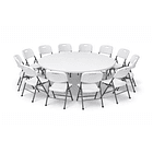 Mesa Plegable 180 cm para Eventos | Resistente y Portátil | NG Home 2