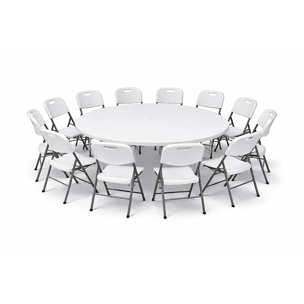 Mesa Plegable 180 cm para Eventos | Resistente y Portátil | NG Home