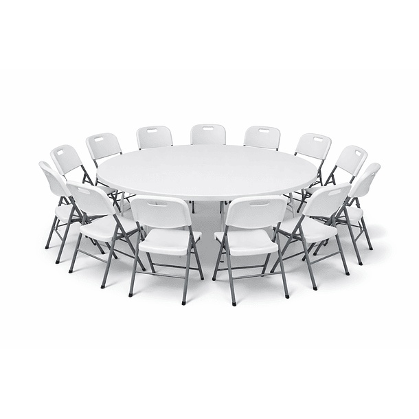 Mesa Plegable 180 cm para Eventos | Resistente y Portátil | NG Home 4