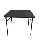 Mesa plegable cuadrada Negra 70x70 | NG Home 1