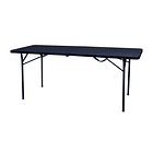 Mesa Plegable Rectangular 180 Cm Negro | NG Home 1