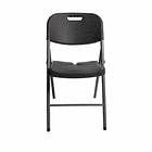 Silla plegable alta resistencia Negra | NG Home 1