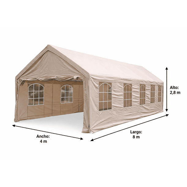 Carpa 4x8 para Eventos – Impermeable, Elegante y de Alta Resistencia | NG Home 29
