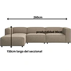 SOFÁ LIVING SECCIONAL FRANCIA | NG Home 7