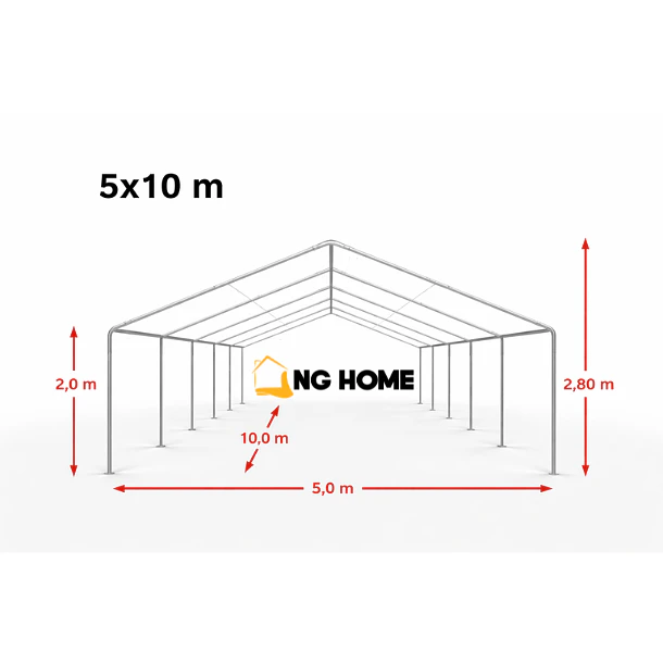 Carpa ELITE 10×5 para Eventos | PVC Impermeable Reforzado – NG Home 4