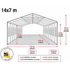 Carpa ELITE 14x7 Impermeable para Eventos - PVC Alta Resistencia | NG Home 6