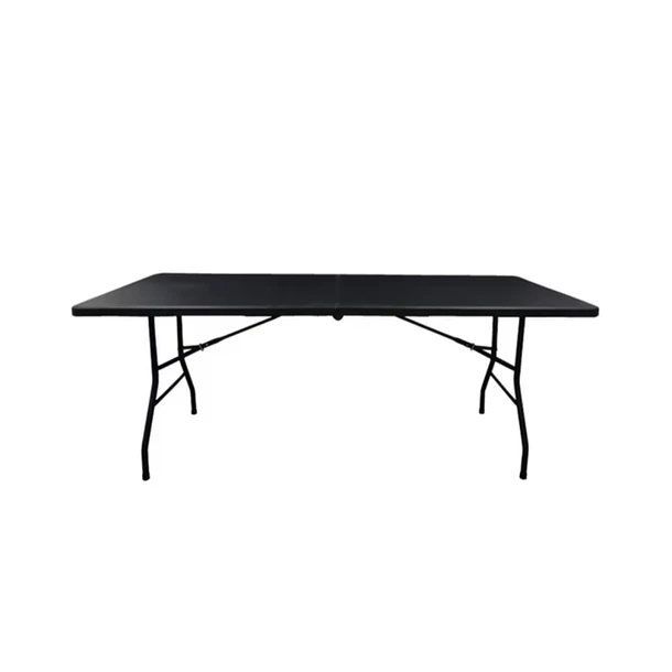 Mesa Plegable Rectangular 180 Cm Negro | NG Home