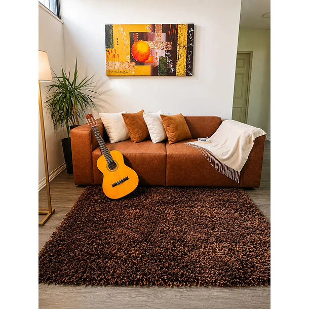 Sofá Living Ámbar tela Cuero By NG Home 2