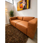 Sofá Living Ámbar tela Cuero By NG Home 3