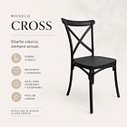 SILLA CROSSBACK NEGRO | NG Home 5