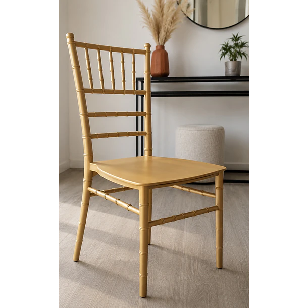Silla Chiavari Para Eventos Dorada | NG Home
