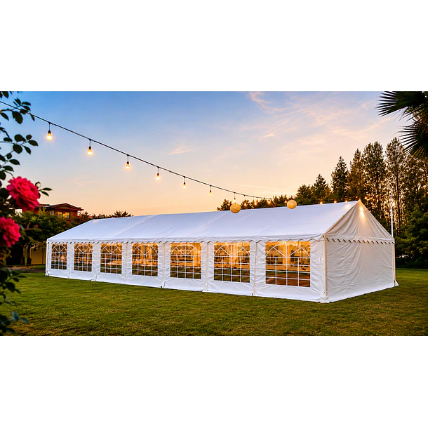 Carpa ELITE 14x7 Impermeable para Eventos - PVC Alta Resistencia | NG Home 36