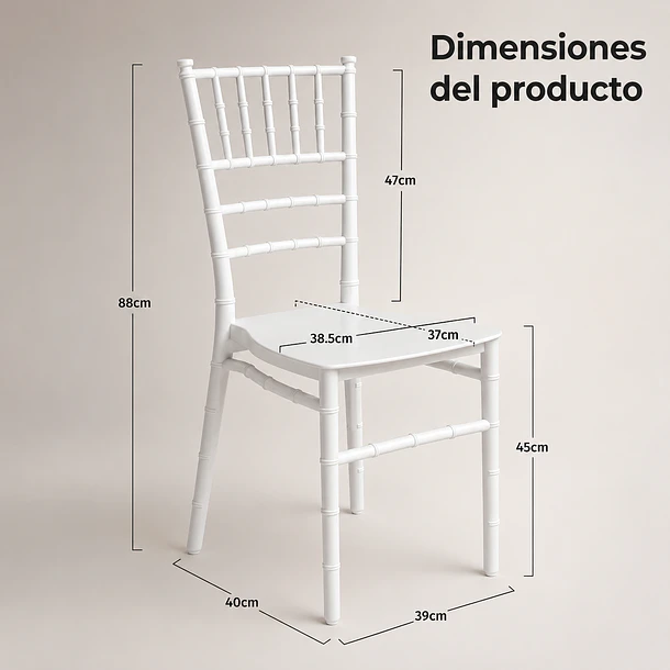 Silla Chiavari Para Eventos | NG Home 3