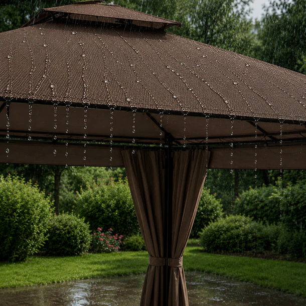 Repuesto de Techo para Pérgola Romana 3x4 Café | NG Home
