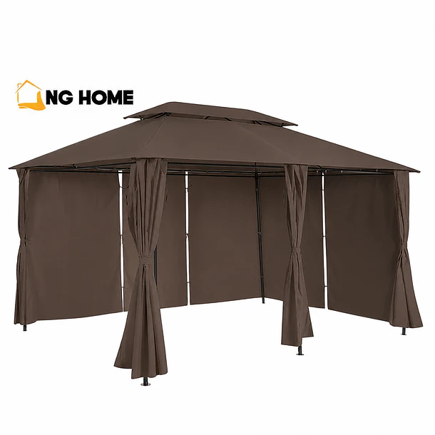 Repuesto de Techo para Pérgola Romana 3x4 Café | NG Home 7