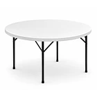 Mesa redonda blanco 120 cm | NG Home 1