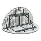 Mesa Plegable Redonda 160x74 Blanca 6