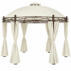 PREVENTA - Toldo Pérgola Con Cortinas Redonda 3.5m | NG Home 1