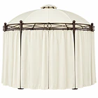 PREVENTA - Toldo Pérgola Con Cortinas Redonda 3.5m | NG Home 2