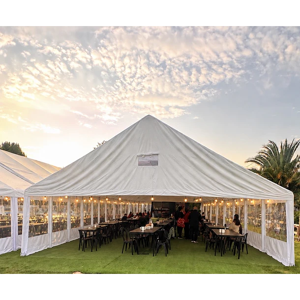 Carpa PVC 16x8 m Élite – Estructura Reforzada | NG Home 6