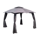 Techo Pérgola Boris 3x3 Gris Outzen | NG Home 2