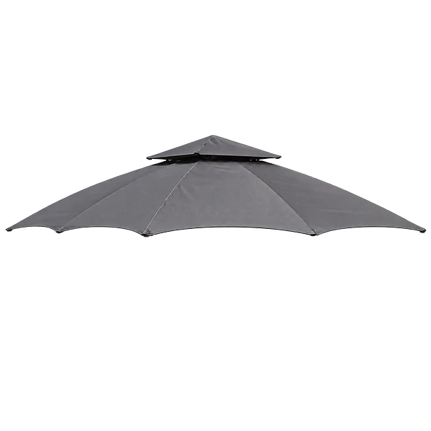 Techo Pérgola Boris 3x3 Gris Outzen | NG Home