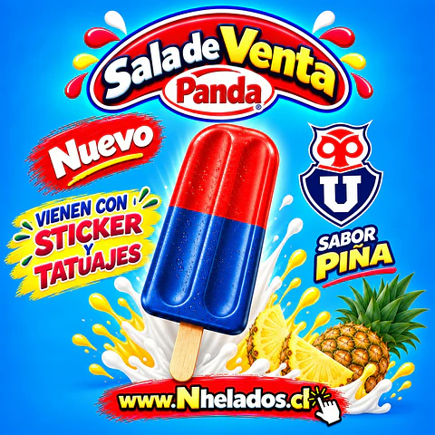Paleta U de chile x42unid