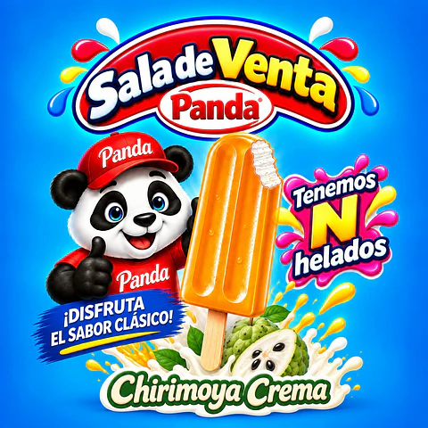 Paleta chirimoya crema x42unid