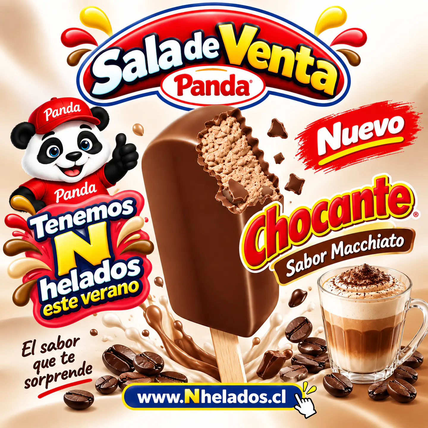 Chocante Macchiato panda x16 1
