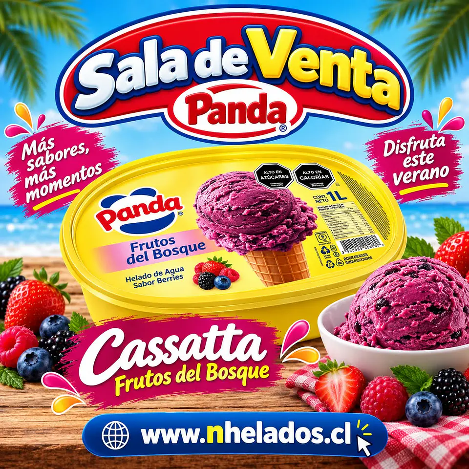 Cassatta frutos del bosque 1lt  1